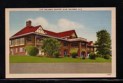 South Carolina colour PC Country Club Columbia, unused