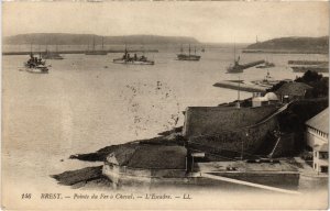 CPA Brest- Pointe du Fer a Cheval, Escadre FRANCE (1025687)