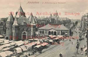 Netherlands, Amsterdam, St Anthonieswaag En Vischmarkt