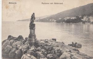 B79779 madonna mit sudstrand  abbazia  croatia  front/back image