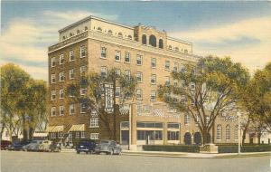 Vintage Linen Postcard; Artesia Hotel, Artesia NM Eddy County Unposted