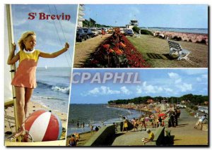 Postcard Modern Saint Brevin Beaches