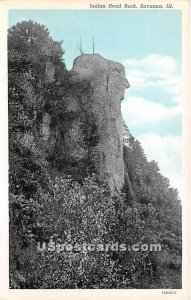 Indian Head Rock - Savanna, Illinois IL
