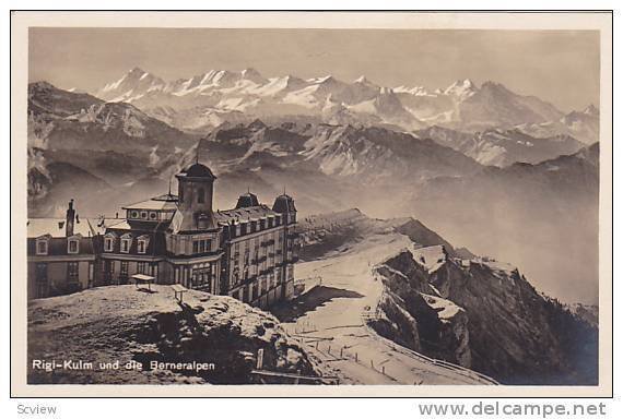 RP, Rigi-Kulm Und Die Berneralpen, Switzerland, 1920-1940s