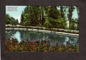 CA Geranium Lake Smiley Heights Redlands California Vintage Postcard