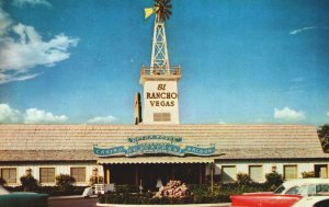 VINTAGE POSTCARD EL RANCHO LAS VEGAS CASINO SALOON OPERA HOUSE RESTURANT