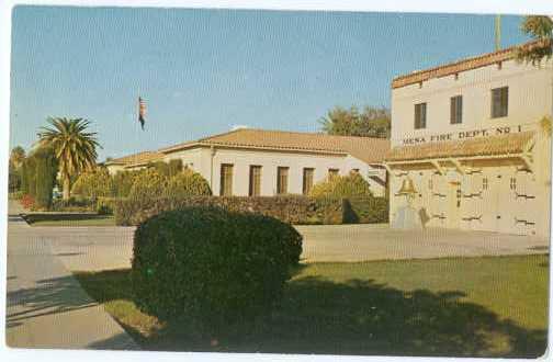 City Hall & Fire Department, Mesa, Arizona , AZ, Chrome