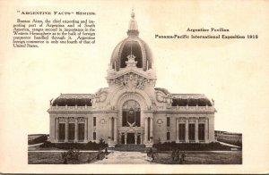 Expos San Francisco 1915 Panama Pacific International Expo The Argentine Pavi...