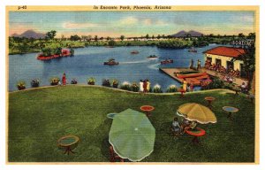 Postcard BOAT SCENE Phoenix Arizona AZ AR6723