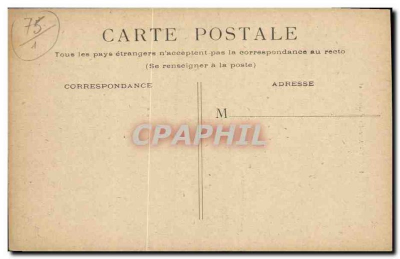 Old Postcard Paris Arc du Carrousel