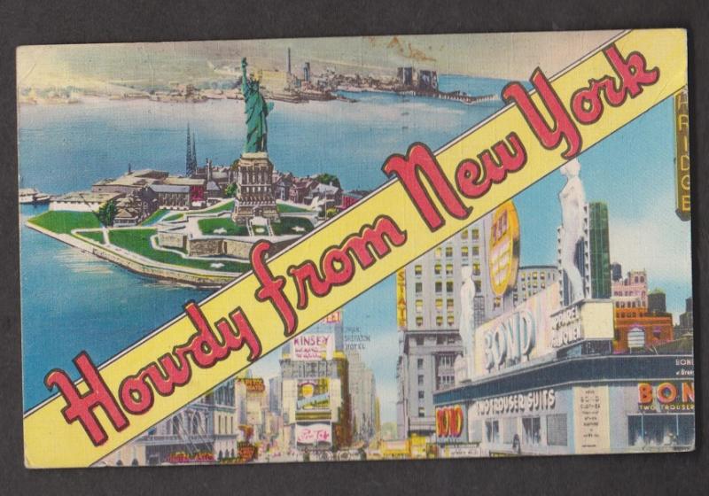 Howdy From New York, New York City - Used