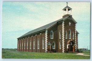 c1960 Ocean City Maryland Vintage Postcard Holy Saviour Catholic Church Building