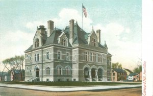 Concord NH Post Office Litho Postcard Unused