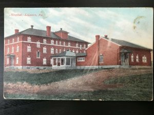 Vintage Postcard 1913 Hospital Lewiston Pennsylvania