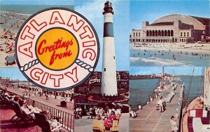 World famous resort visited by millions in Atlantic City, New Jersey