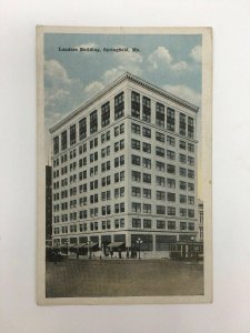 c. 1918 Landers Building Postcard Springfield MO