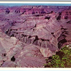 c1970s Grand Canyon, AZ Mather Point Chasm-View South Entrance Aerial 4x6 PC M10