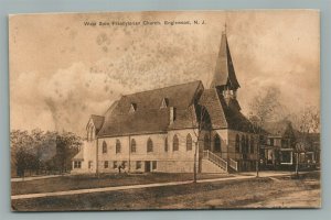 ENGLEWOOD NJ WEST SIDE PRESBYTERIAN CHURCH ANTIQUE POSTCARD