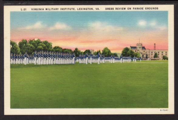 Dress Review Va Military Institute Lexington Post Card 5485