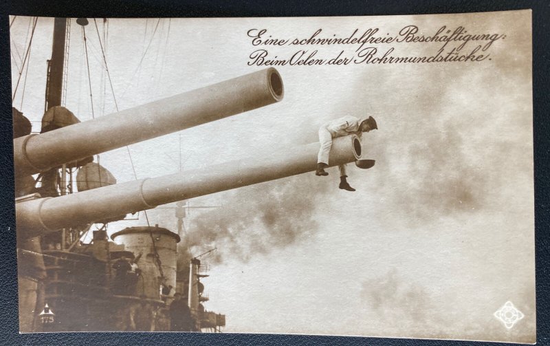 Mint Germany Real Picture Postcard RPPC Sailor a head for heights