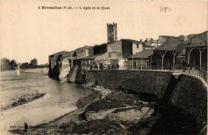 CPA RIVESALTES L'Agly et le Quai (680880)