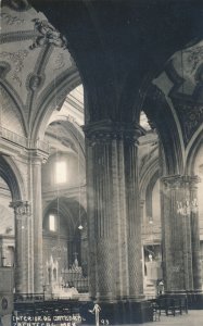 RPPC Interior of the Cathedral of Zacatecas, Mexico - Church