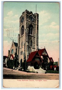 1916 Trinity Episcopal Church Torrington Connecticut CT Antique Postcard