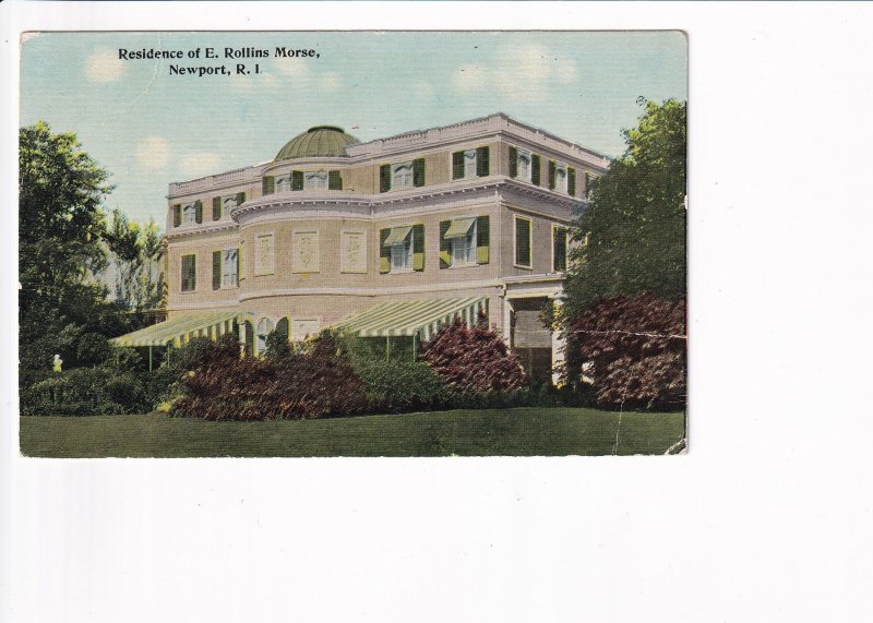 1913, Postmarked USS Constellation, Sail Frigate (N3771)