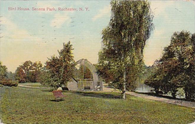 New York Rochester Bird House In Seneca Park 1910