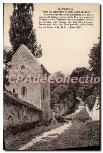 Old Postcard Provins Executioner's Tower and Cote Saint Jacques