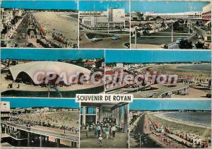 Modern Postcard Royan Beach mail Waterfront Walk the beach the Portico covere...