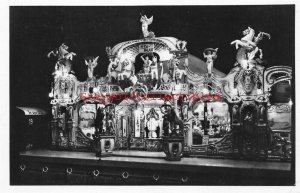 Dutch Languange, Miniature Steam Carousel manufactured by Th. den Uyl, RPPC 