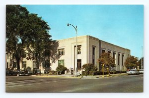 United States Post Office Building Moline IL Illinois UNP Chrome Postcard O9