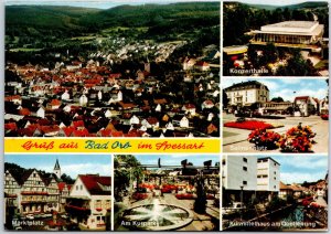 CONTINENTAL SIZE POSTCARD SIGHTS SCENES & CULTURE OF GERMANY BAD ORB MULTIPLE