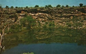 Vintage Postcard Montezuma Well Part of Castle National Monument Arizona AZ