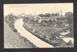 MELBOURNE AUSTRALIA PRINCES BRIDGE VINTAGE POSTCARD