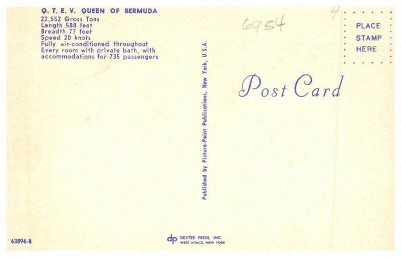 Queen of Bermuda ,Q.T.E.V. Line