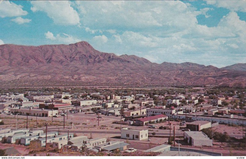 TRUTH OR CONSEQUENCES, New Mexico, 40-60s: Overlooking City view