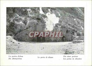 Postcard Modern Vulcano Solfatara Pozzuoli (Napoli) Caves of the Alum Cave di...