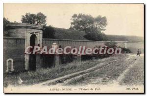 Postcard Old Sainte-Adresse the entrance of the Fort