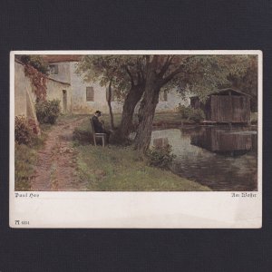 GERMANY, Postcard, Paul Hey, #6254, 'Am Wasser'