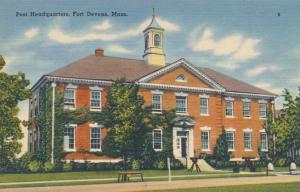 Post Headquarters - Fort Devens MA, Massachusetts - Linen