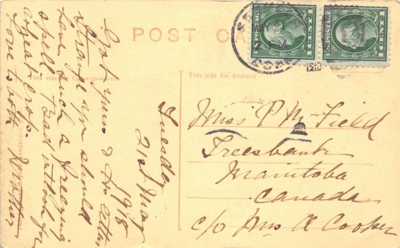 CONNECTICUT NAUGATUCK HIGH SCHOOL~FRANK H JUDD SEPIA POSTCARD 1910