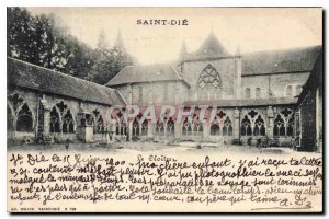 Old Postcard Saint Die the Cloitre