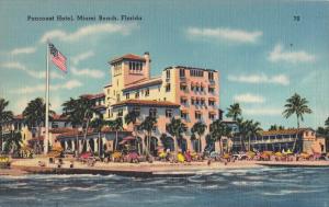 LP41   Pancoast Hotel, Miami Beach, Florida, FL, postcard.