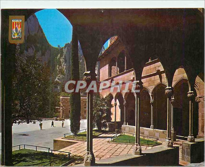 Postcard Modern Montserrat Gothic Quarter Detail