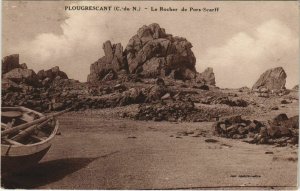 CPA PLOUGRESCANT Le Rocher de Pors-Scarff (1147362)