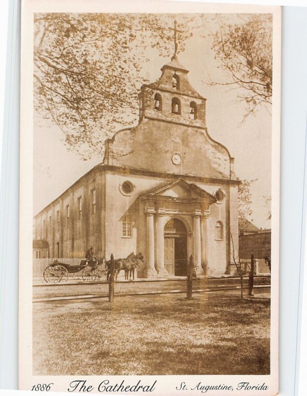 Postcard The Cathedral, St. Augustine, Florida