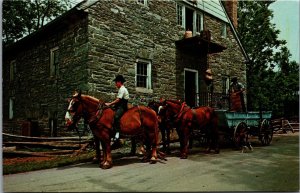 USA Greetings From The Amish Country Pennsylvania Chrome Postcard C032