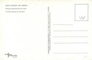 Ecuador Quito the Saint Mariana de Jesus Park